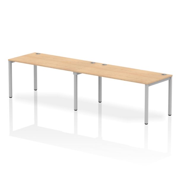 Pulse Single Row Bench Desk - 2 Person - Image 29
