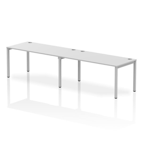 Pulse Single Row Bench Desk - 2 Person - Image 35