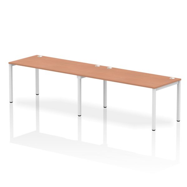Pulse Single Row Bench Desk - 2 Person - Image 26