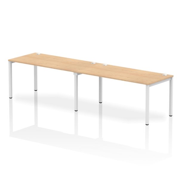 Pulse Single Row Bench Desk - 2 Person - Image 30