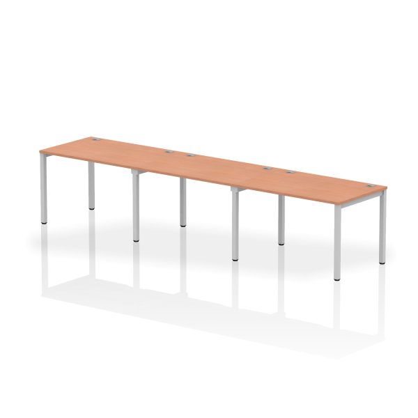 Pulse Single Row Bench Desk - 3 Person