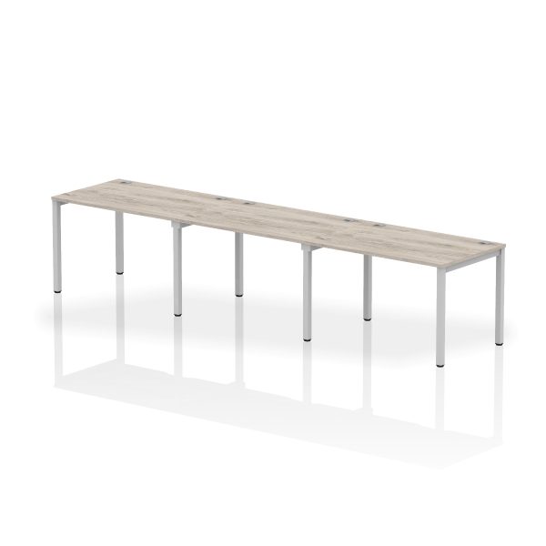 Pulse Single Row Bench Desk - 3 Person - Image 3