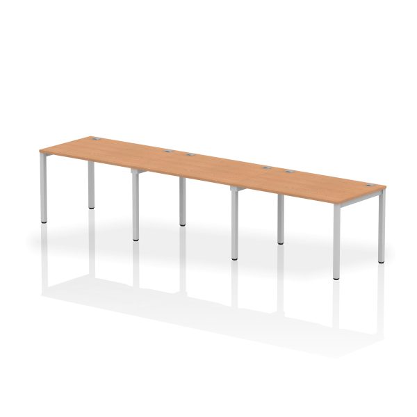 Pulse Single Row Bench Desk - 3 Person - Image 7