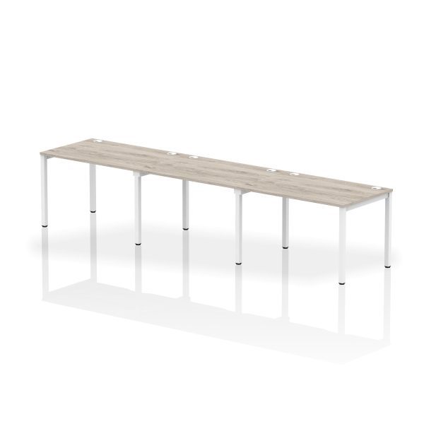 Pulse Single Row Bench Desk - 3 Person - Image 4