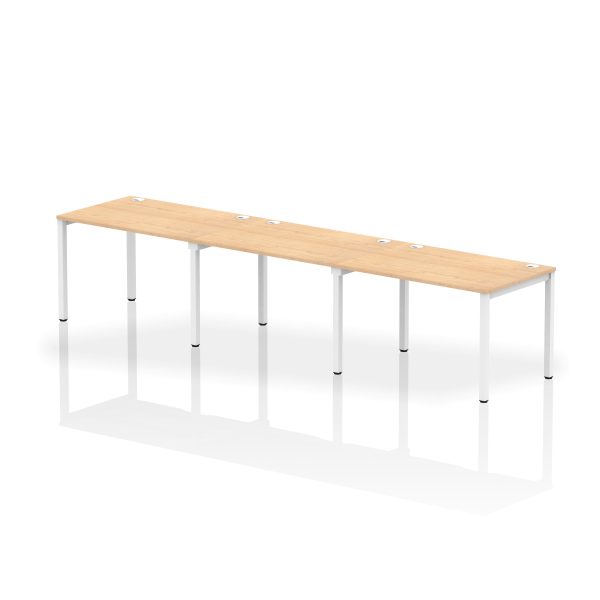 Pulse Single Row Bench Desk - 3 Person - Image 6