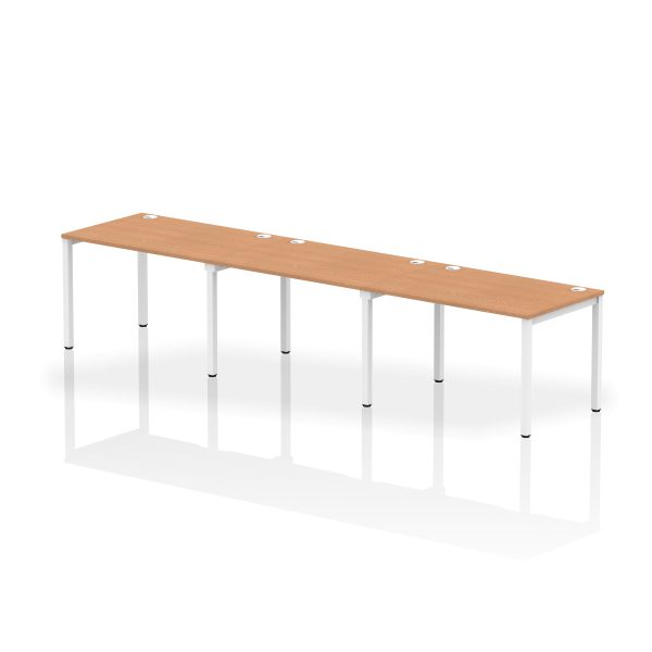 Pulse Single Row Bench Desk - 3 Person - Image 8