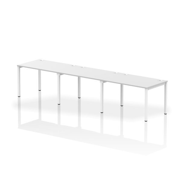 Pulse Single Row Bench Desk - 3 Person - Image 12