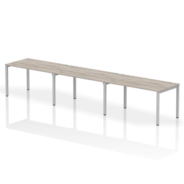 Pulse Single Row Bench Desk - 3 Person - Image 15