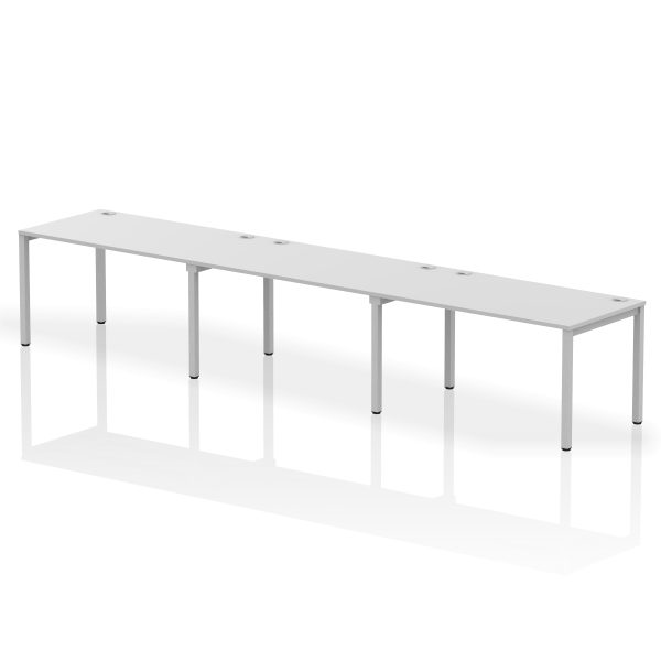 Pulse Single Row Bench Desk - 3 Person - Image 23