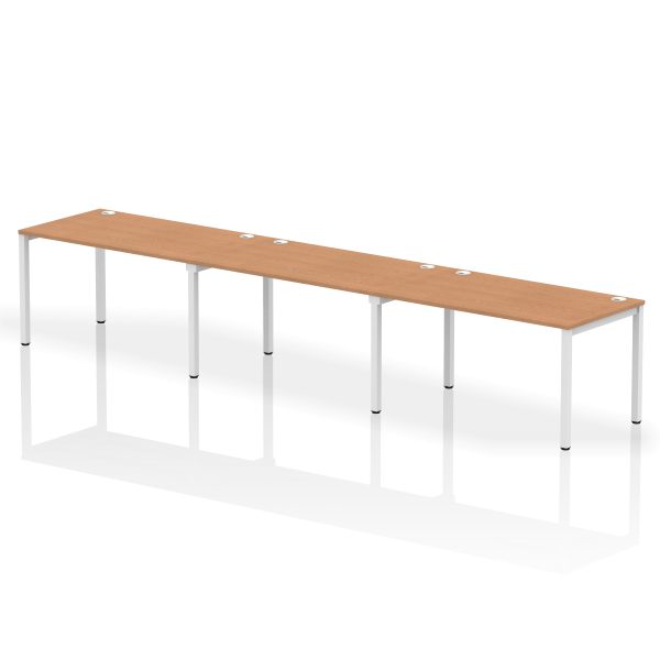 Pulse Single Row Bench Desk - 3 Person - Image 20