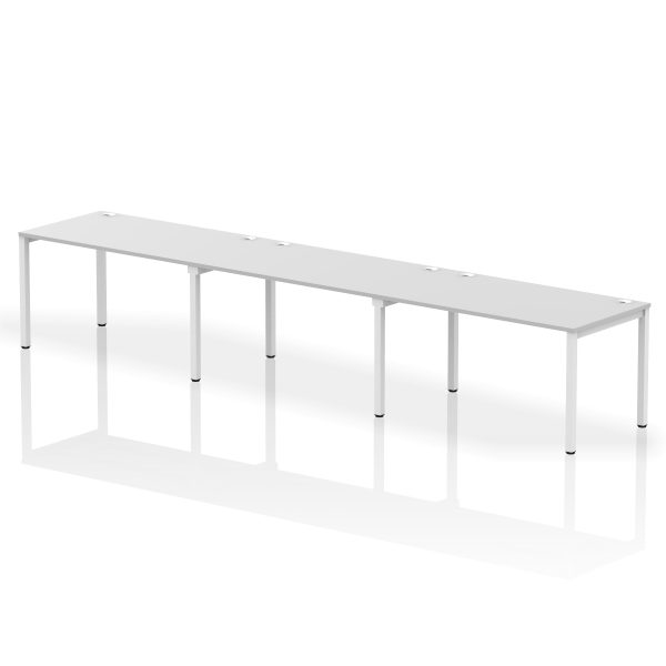 Pulse Single Row Bench Desk - 3 Person - Image 24