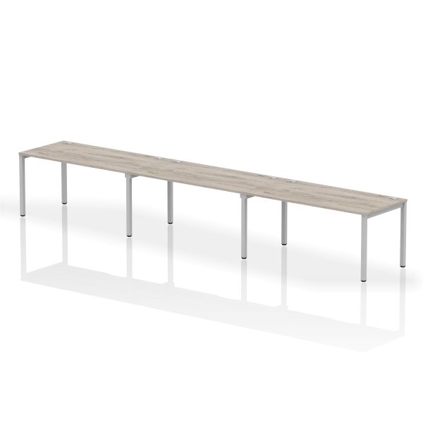 Pulse Single Row Bench Desk - 3 Person - Image 27