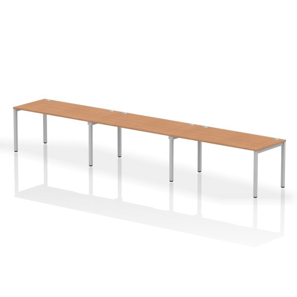 Pulse Single Row Bench Desk - 3 Person - Image 31