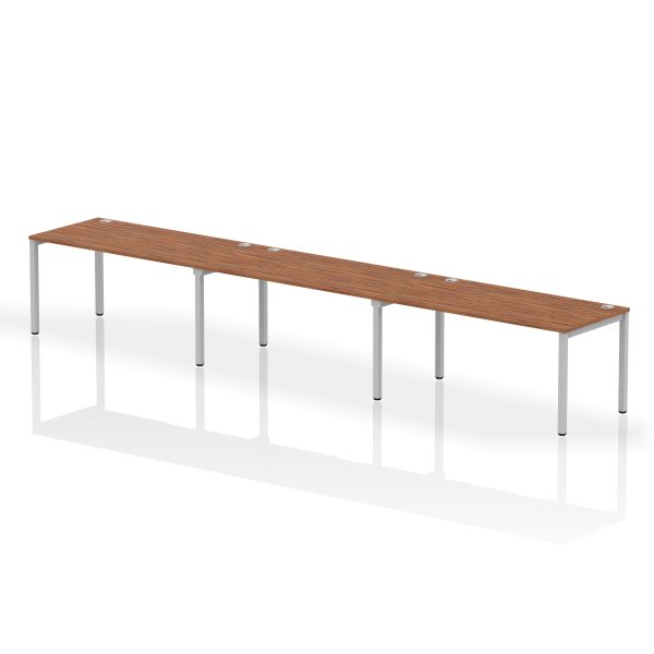 Pulse Single Row Bench Desk - 3 Person - Image 33