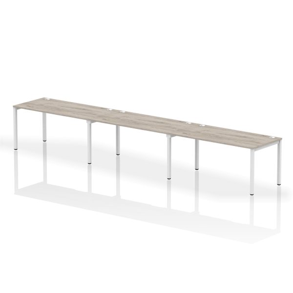 Pulse Single Row Bench Desk - 3 Person - Image 28
