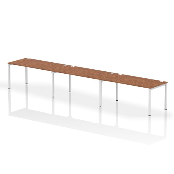 Pulse Single Row Bench Desk - 3 Person - Image 34