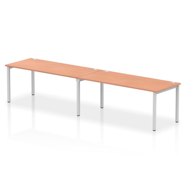 Pulse Single Row Bench Desk - 2 Person - Image 37