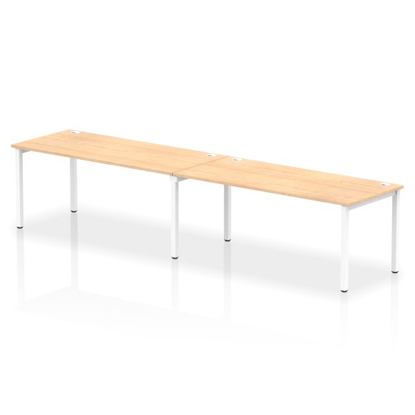 Pulse Single Row Bench Desk - 2 Person - Image 42