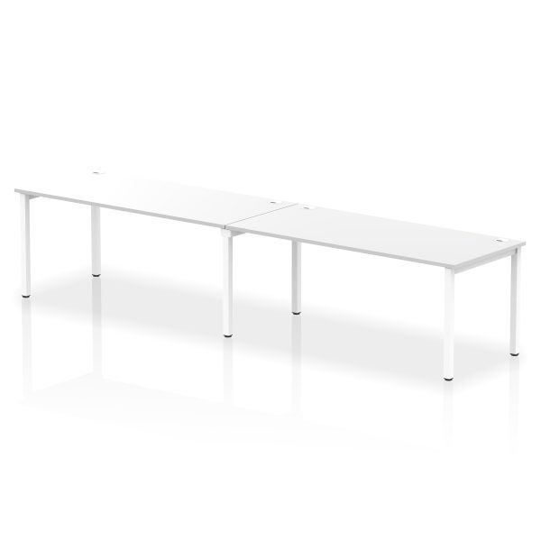 Pulse Single Row Bench Desk - 2 Person - Image 48