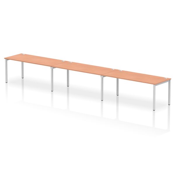 Pulse Single Row Bench Desk - 3 Person - Image 37