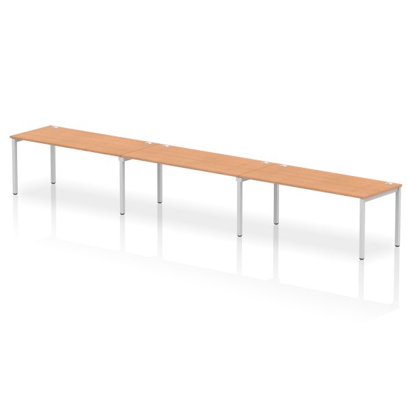 Pulse Single Row Bench Desk - 3 Person - Image 43