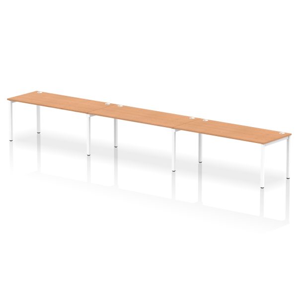 Pulse Single Row Bench Desk - 3 Person - Image 44
