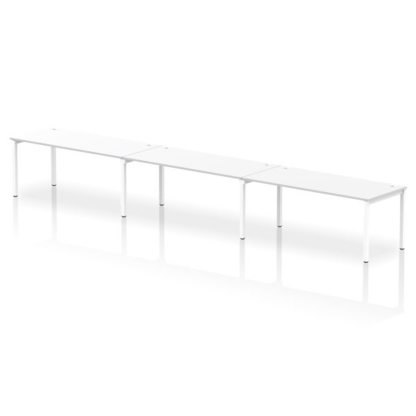Pulse Single Row Bench Desk - 3 Person - Image 48