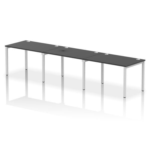 Pulse Single Row Bench Desk - 3 Person - Image 51