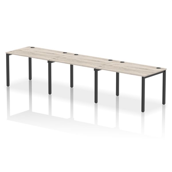 Pulse Single Row Bench Desk - 3 Person - Image 53