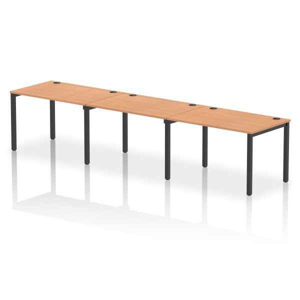 Pulse Single Row Bench Desk - 3 Person - Image 55