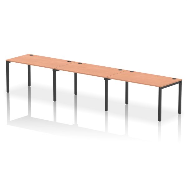 Pulse Single Row Bench Desk - 3 Person - Image 58