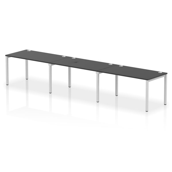 Pulse Single Row Bench Desk - 3 Person - Image 60