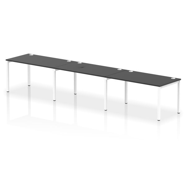 Pulse Single Row Bench Desk - 3 Person - Image 61