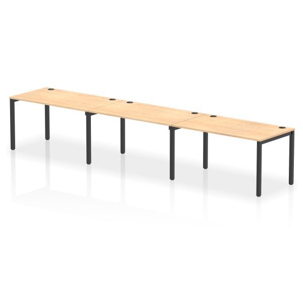 Pulse Single Row Bench Desk - 3 Person - Image 63