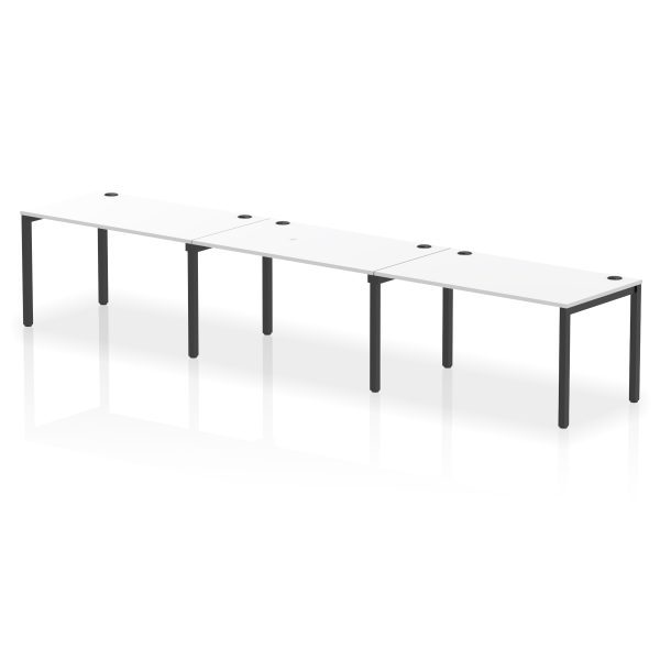 Pulse Single Row Bench Desk - 3 Person - Image 65