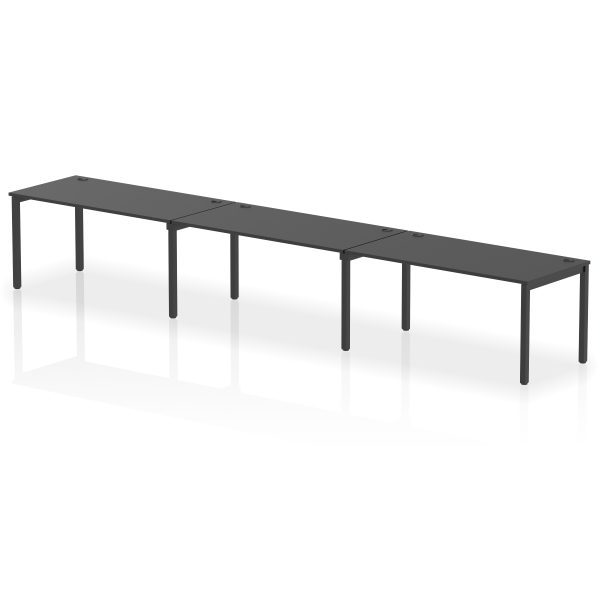 Pulse Single Row Bench Desk - 3 Person - Image 68