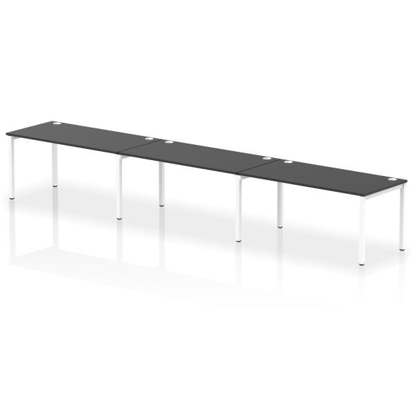 Pulse Single Row Bench Desk - 3 Person - Image 70