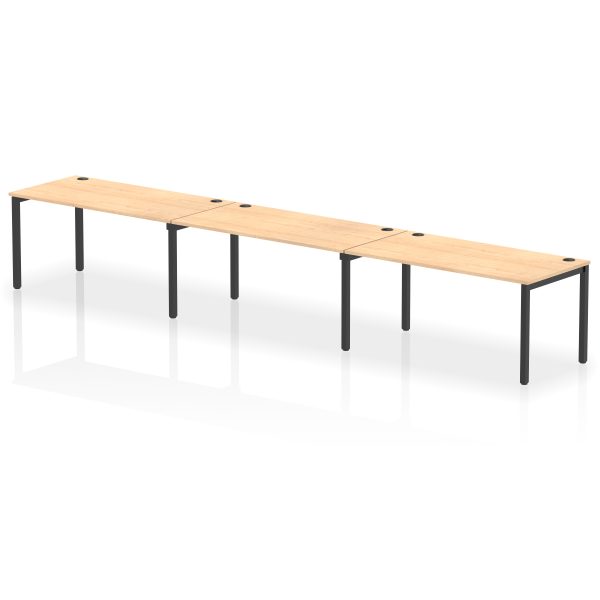 Pulse Single Row Bench Desk - 3 Person - Image 72