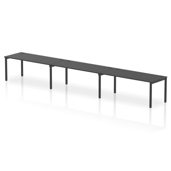 Pulse Single Row Bench Desk - 3 Person - Image 77