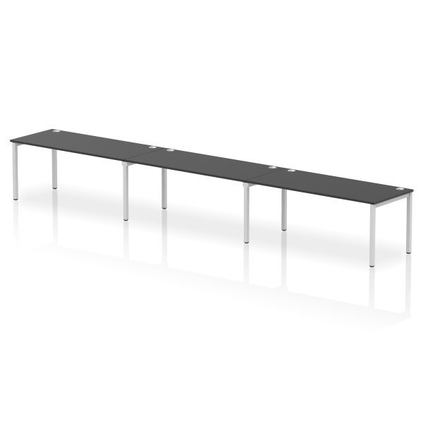 Pulse Single Row Bench Desk - 3 Person - Image 78