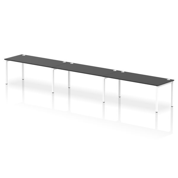 Pulse Single Row Bench Desk - 3 Person - Image 79