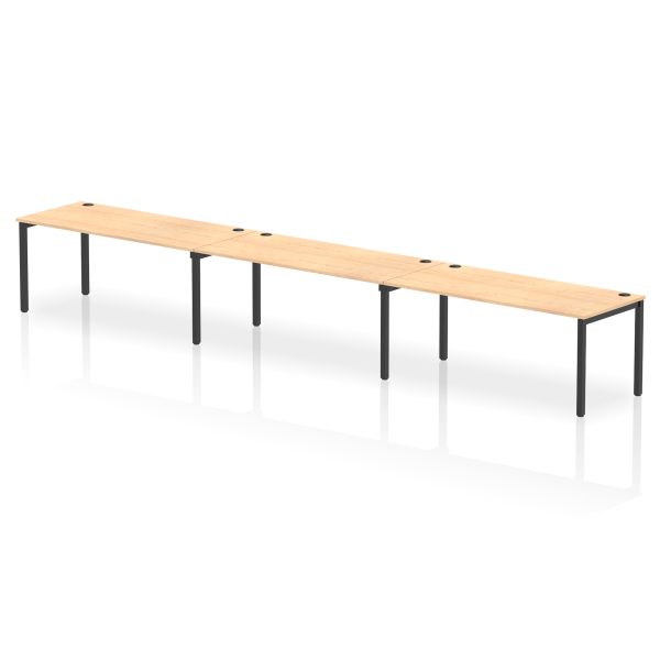 Pulse Single Row Bench Desk - 3 Person - Image 81