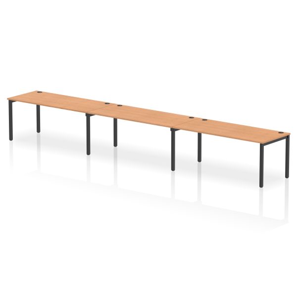 Pulse Single Row Bench Desk - 3 Person - Image 82