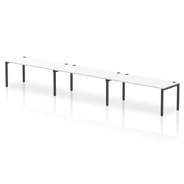 Pulse Single Row Bench Desk - 3 Person - Image 83