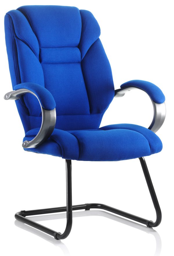 Galloway High Back Cantilever Visitor Chair with Arms - Image 3