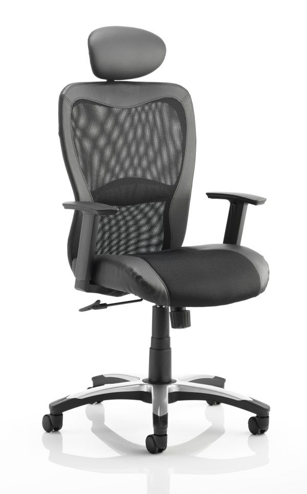 Victor II Mesh Back Executive Office Chair with Arms - Image 2