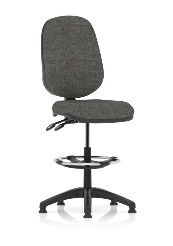 Eclipse Plus II Task Operator Office Chair with Hi Rise Draughtsman Kit - Image 7