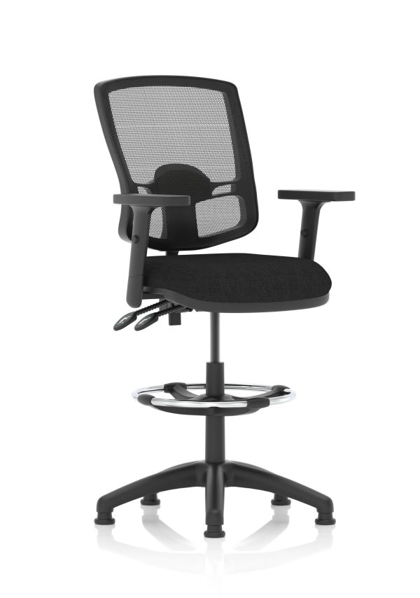 Eclipse Plus II Deluxe Mesh Back Task Operator Office Chair - Image 6