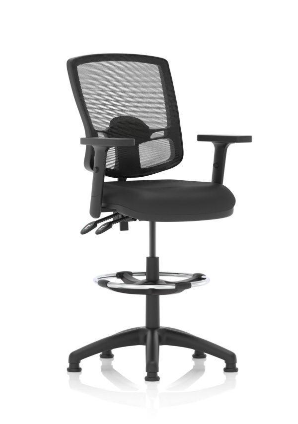 Eclipse Plus II Deluxe Mesh Back Task Operator Office Chair - Image 27
