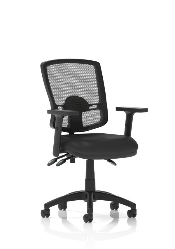 Eclipse Plus III Deluxe Medium Mesh Back Task Operator Office Chair - Image 15